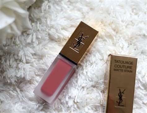 YSL Tatouage Couture Matte Stain Review in 16 Nude Emblem